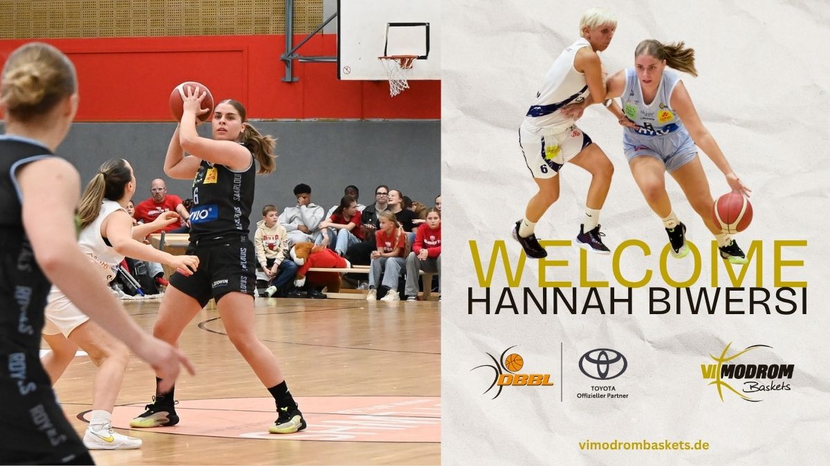 Hannah Biwersi neu bei VIMODROM Baskets Jena | 2. DBBL